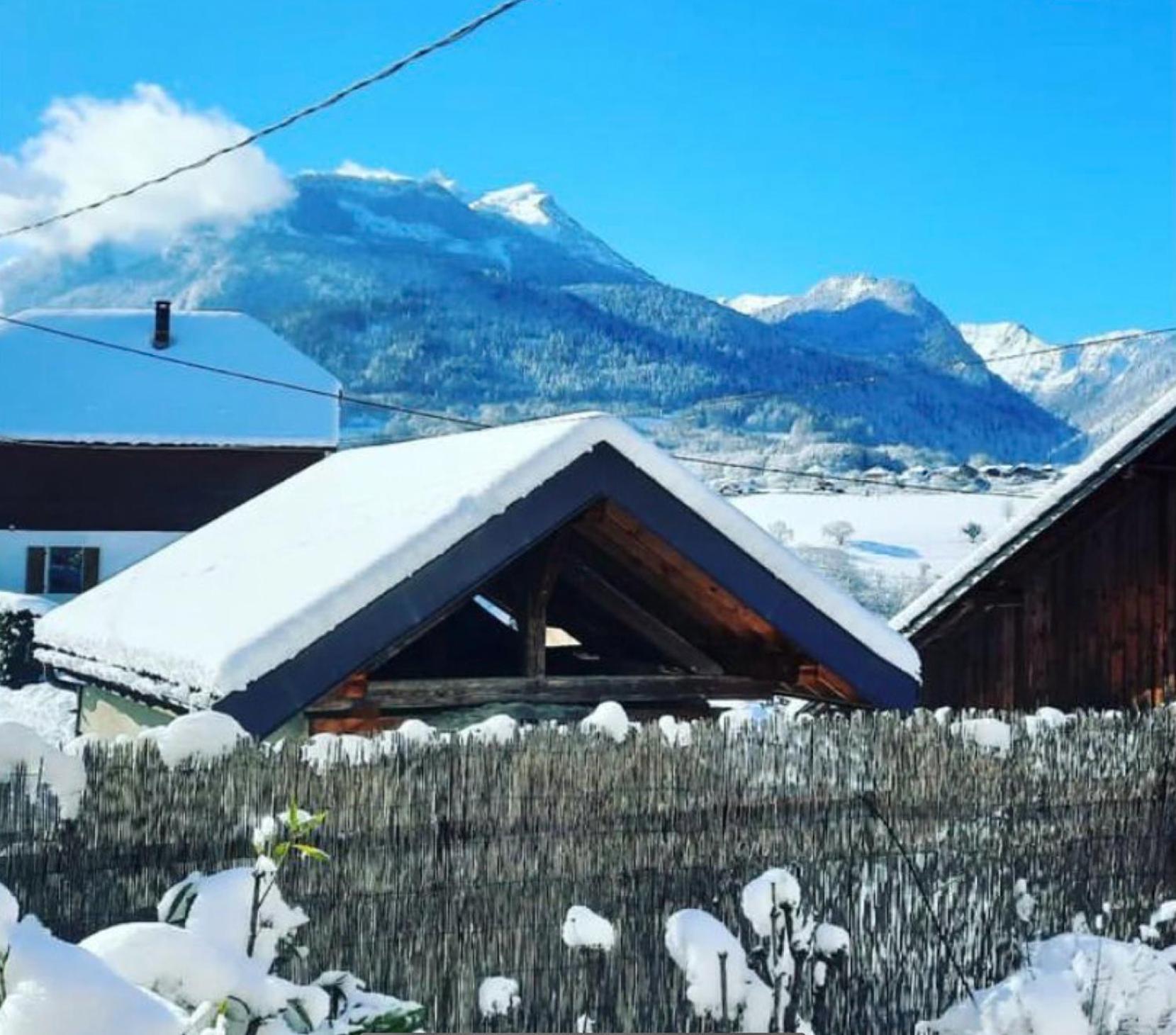 Bed and Breakfast Au Refuge de Blanche Seythenex Exterior foto